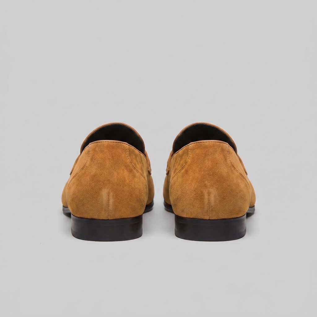 Men's Suede Penny Loafers