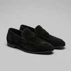 Men's Suede Penny Loafers