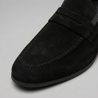 Men's Suede Penny Loafers