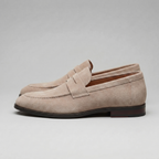 Men's Suede Penny Loafers