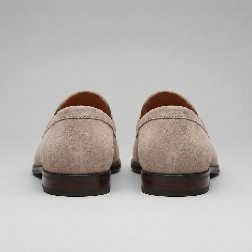 Men's Suede Penny Loafers