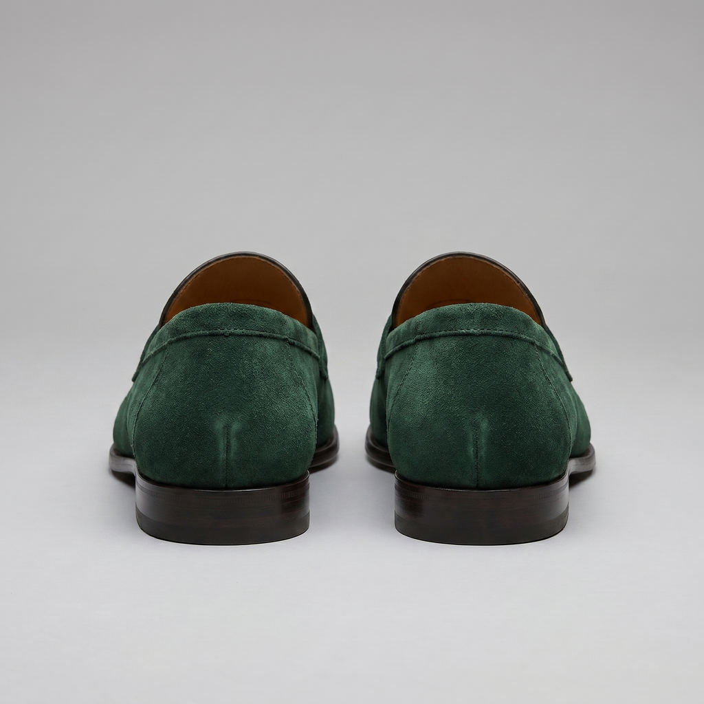 Men's Suede Penny Loafers