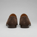 Men's Suede Penny Loafers