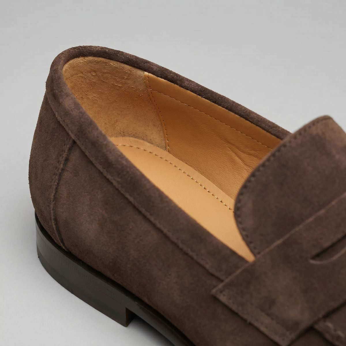 Men's Suede Penny Loafers
