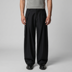 Men's Pleated Wide-Leg Tailored Trousers