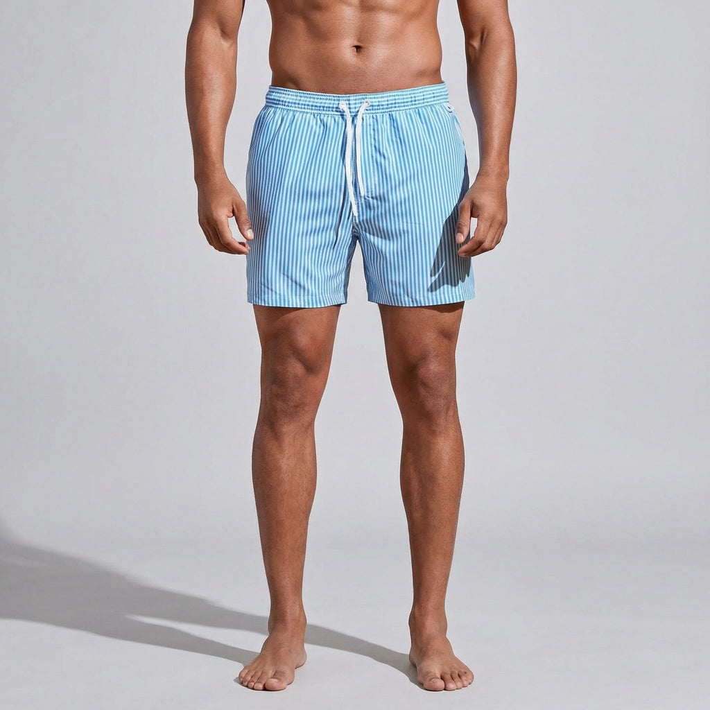 Men's Quick-Dry Swim Shorts - Casual Swim Trunks