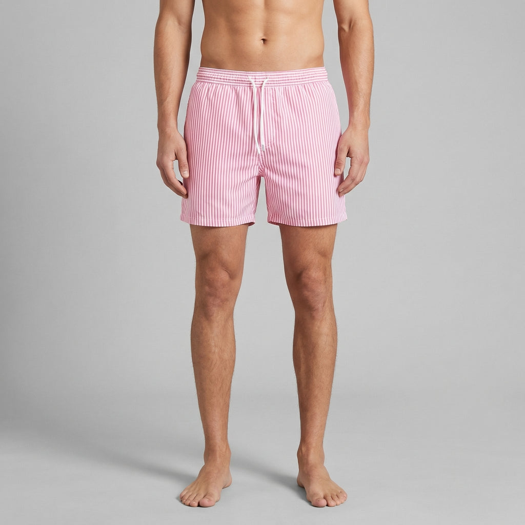 Men's Quick-Dry Swim Shorts - Casual Swim Trunks