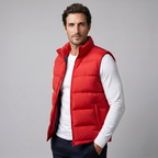 Men's Quilted Padded Gilet