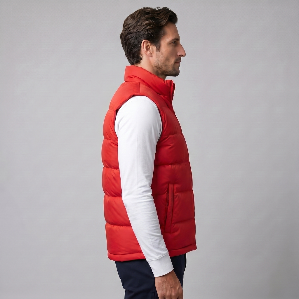 Men's Quilted Padded Gilet