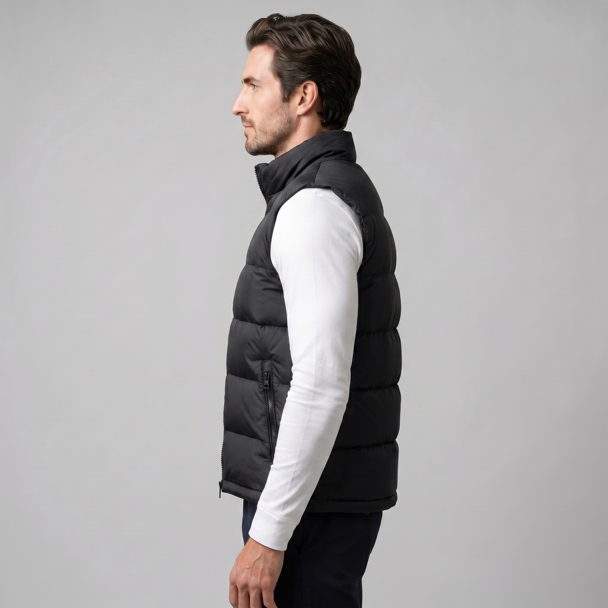 Men's Quilted Padded Gilet