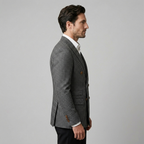 Men's Slim Fit Double-Breasted Blazer