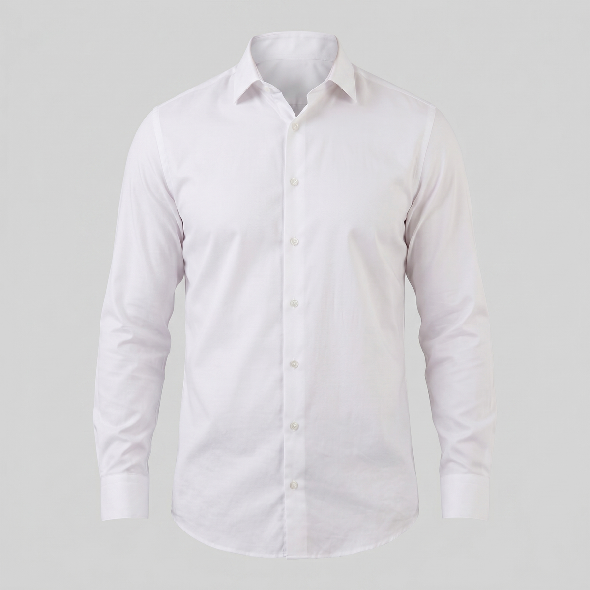 Men's Slim Fit Long-Sleeve Dress Shirt