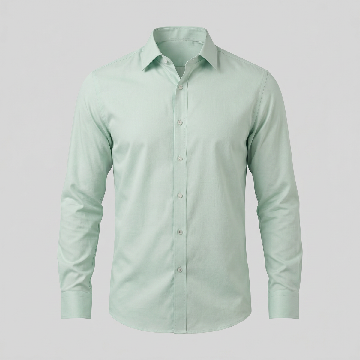 Men's Slim Fit Long-Sleeve Dress Shirt