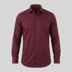 Men's Slim Fit Long-Sleeve Dress Shirt