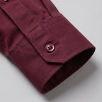 Men's Slim Fit Long-Sleeve Dress Shirt