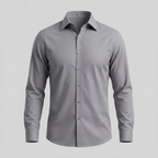 Men's Slim Fit Long-Sleeve Dress Shirt