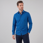 Men's Slim Fit Long-Sleeve Dress Shirt