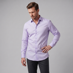 Men's Slim Fit Long-Sleeve Dress Shirt