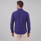 Men's Slim Fit Long-Sleeve Dress Shirt