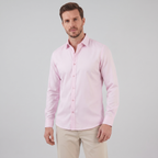 Men's Slim Fit Long-Sleeve Dress Shirt