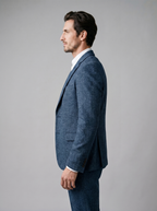 Men's Slim Fit Three-Piece Suit with Vest for Weddings
