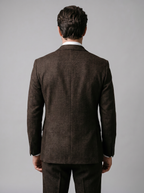 Men's Slim Fit Three-Piece Suit with Vest for Weddings