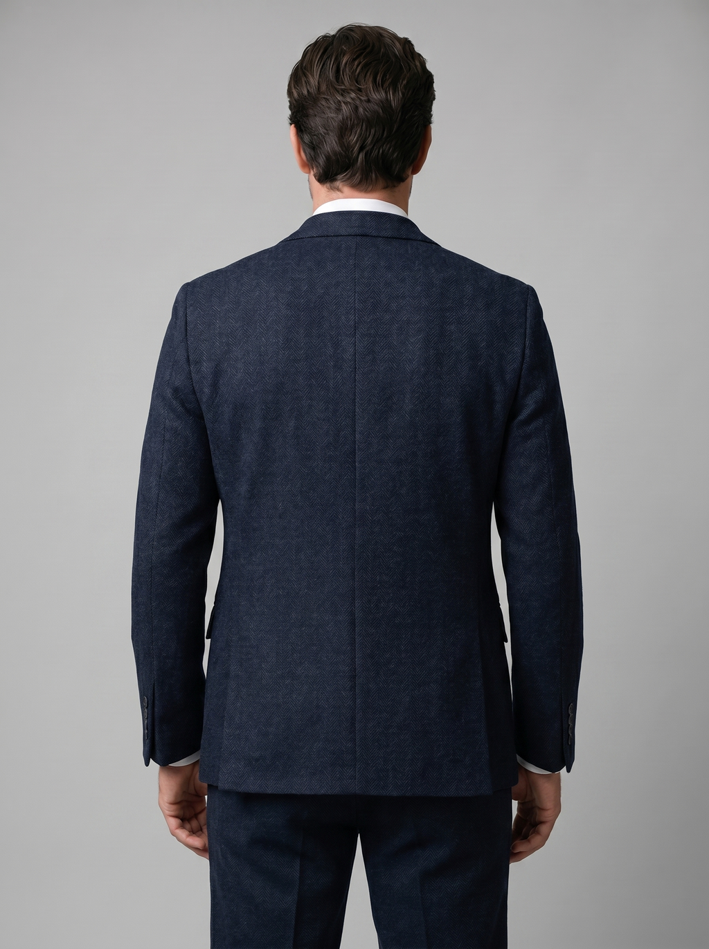 Men's Slim Fit Three-Piece Suit with Vest for Weddings