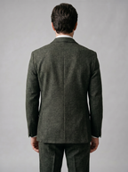 Men's Slim Fit Three-Piece Suit with Vest for Weddings
