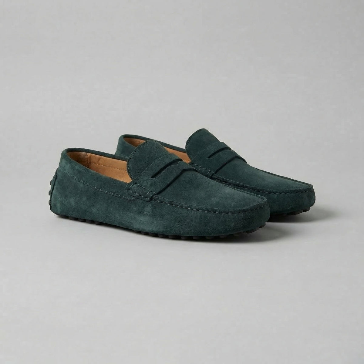 Men's Stylish Suede Penny Loafers