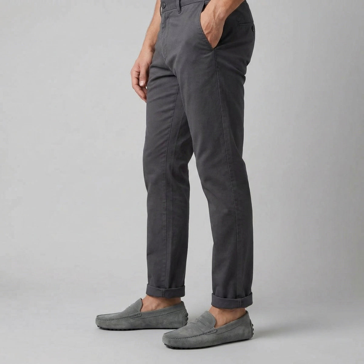 Men's Stylish Suede Penny Loafers
