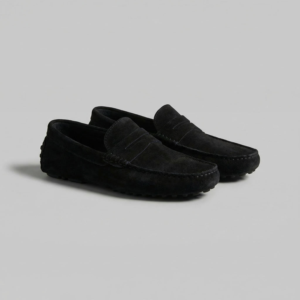 Men's Stylish Suede Penny Loafers