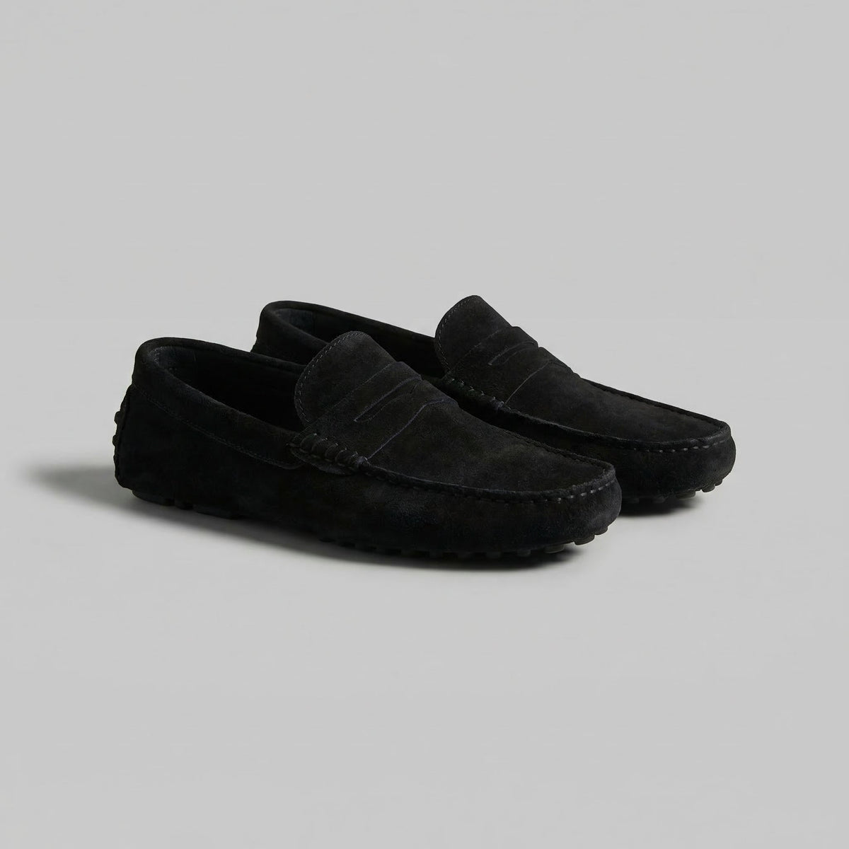 Men's Stylish Suede Penny Loafers