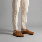 Men's Suede Clogs - Stylish Comfort Loafers