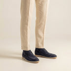 Men's Suede High Loafers