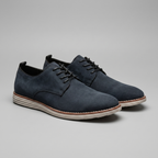 Men's Suede Lace-Up Derby Shoes
