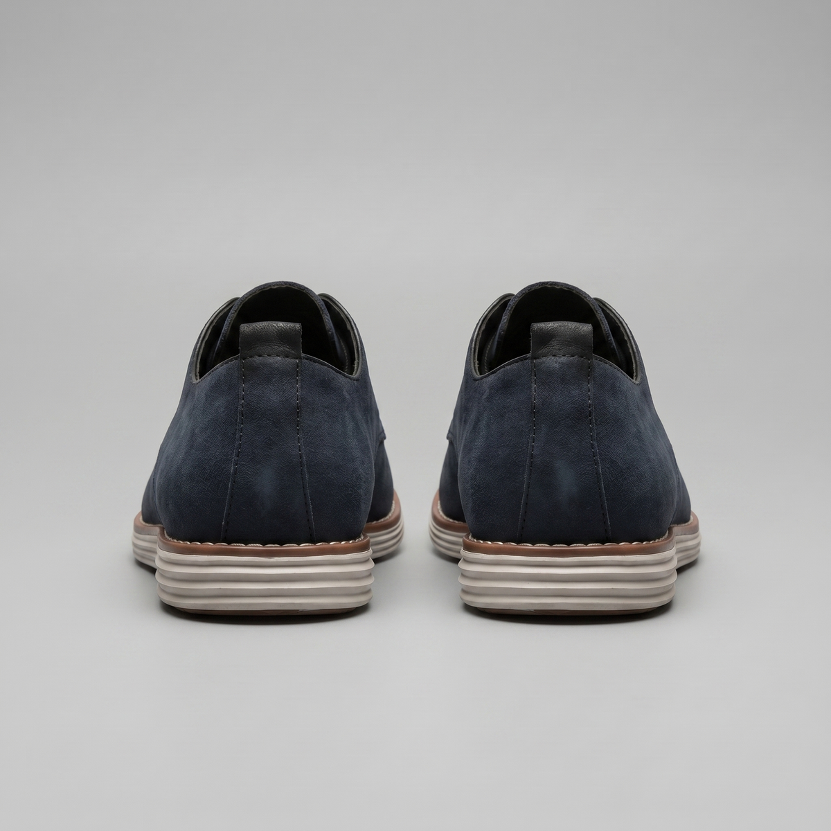 Men's Suede Lace-Up Derby Shoes