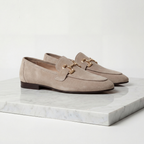 Men's Suede Loafers with Horsebit Detail