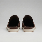 Men's Suede Backless Loafer Mules