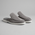 Men's Suede Backless Loafer Mules