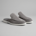 Men's Suede Backless Loafer Mules