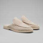Men's Suede Backless Loafer Mules