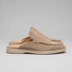 Men's Suede Backless Loafer Mules