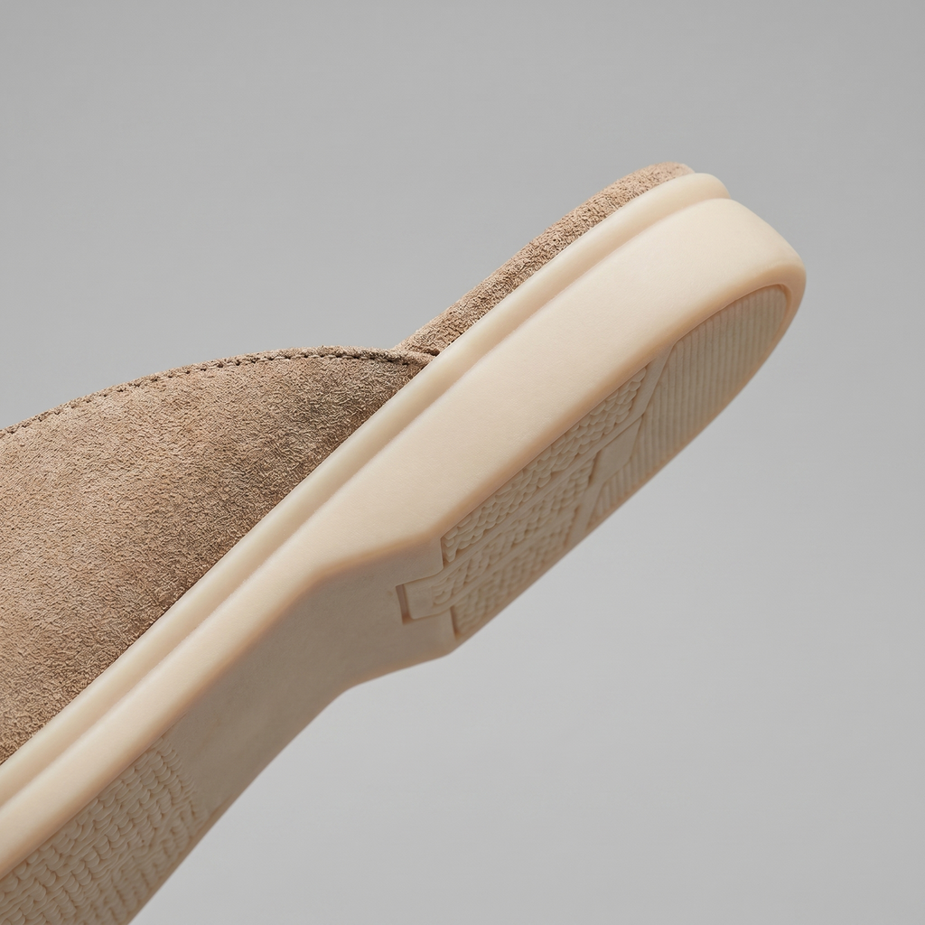 Men's Suede Backless Loafer Mules