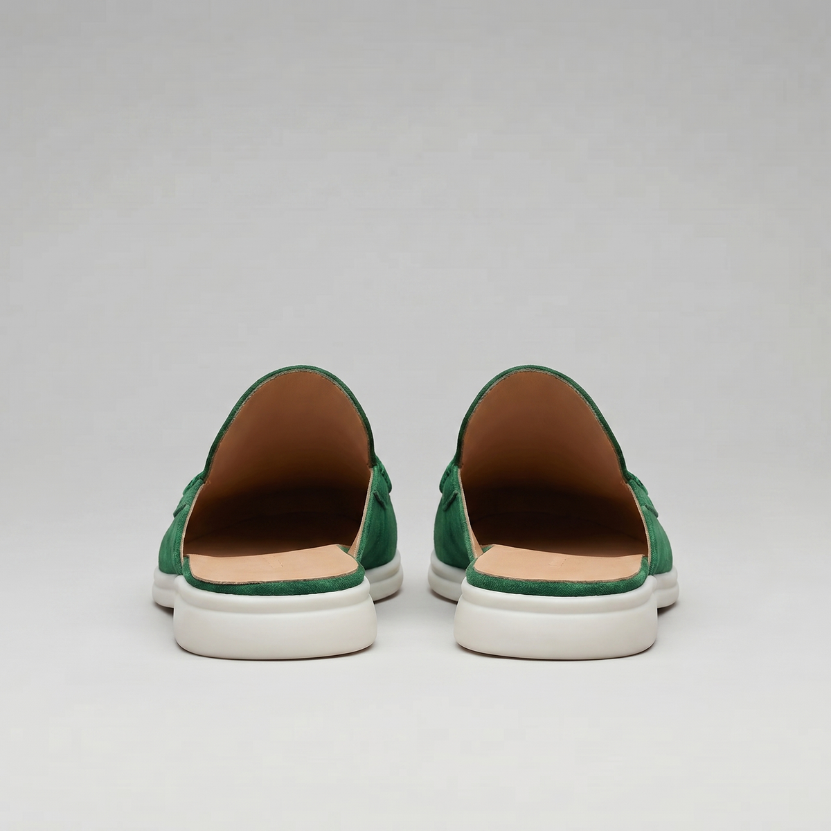 Men's Suede Backless Loafer Mules
