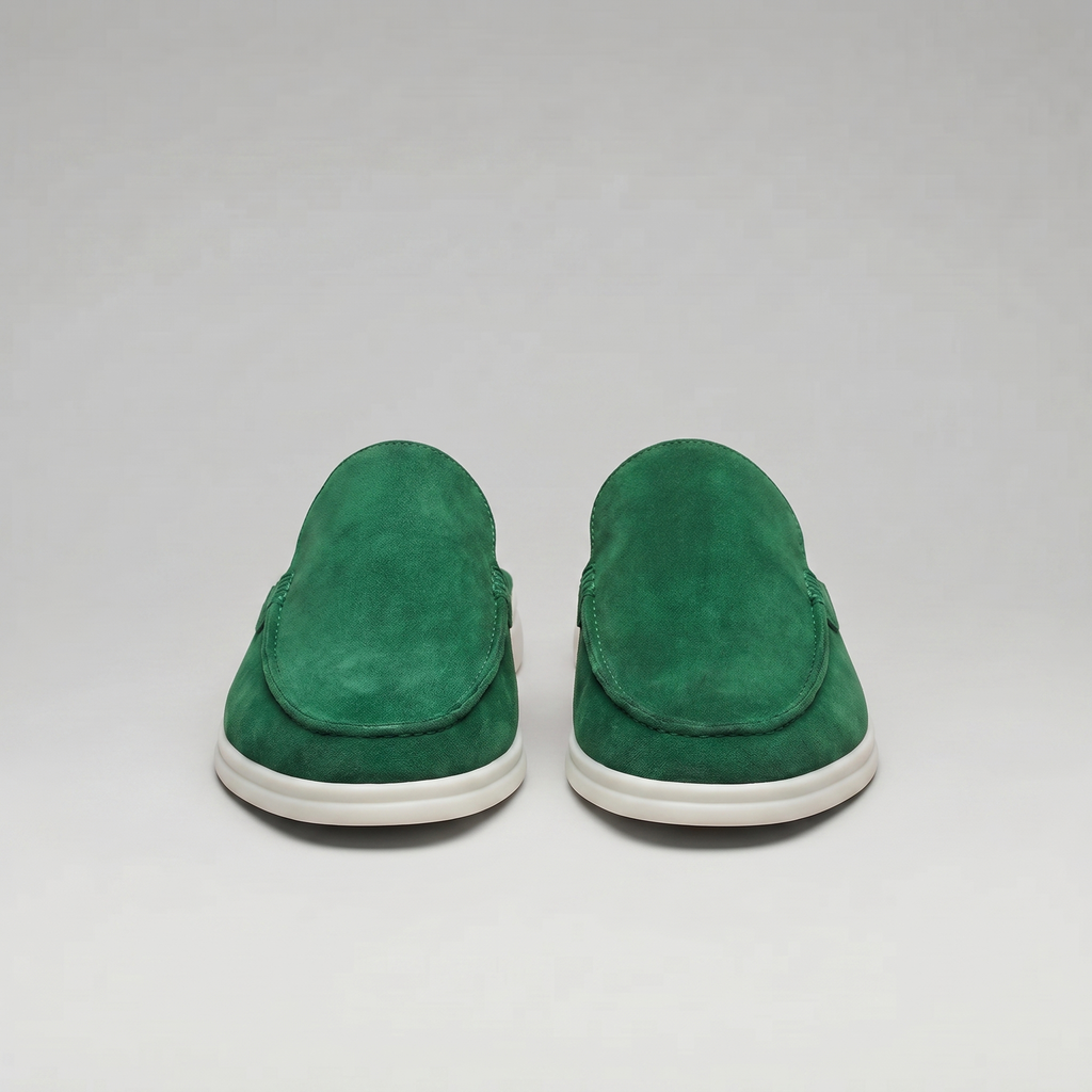 Men's Suede Backless Loafer Mules