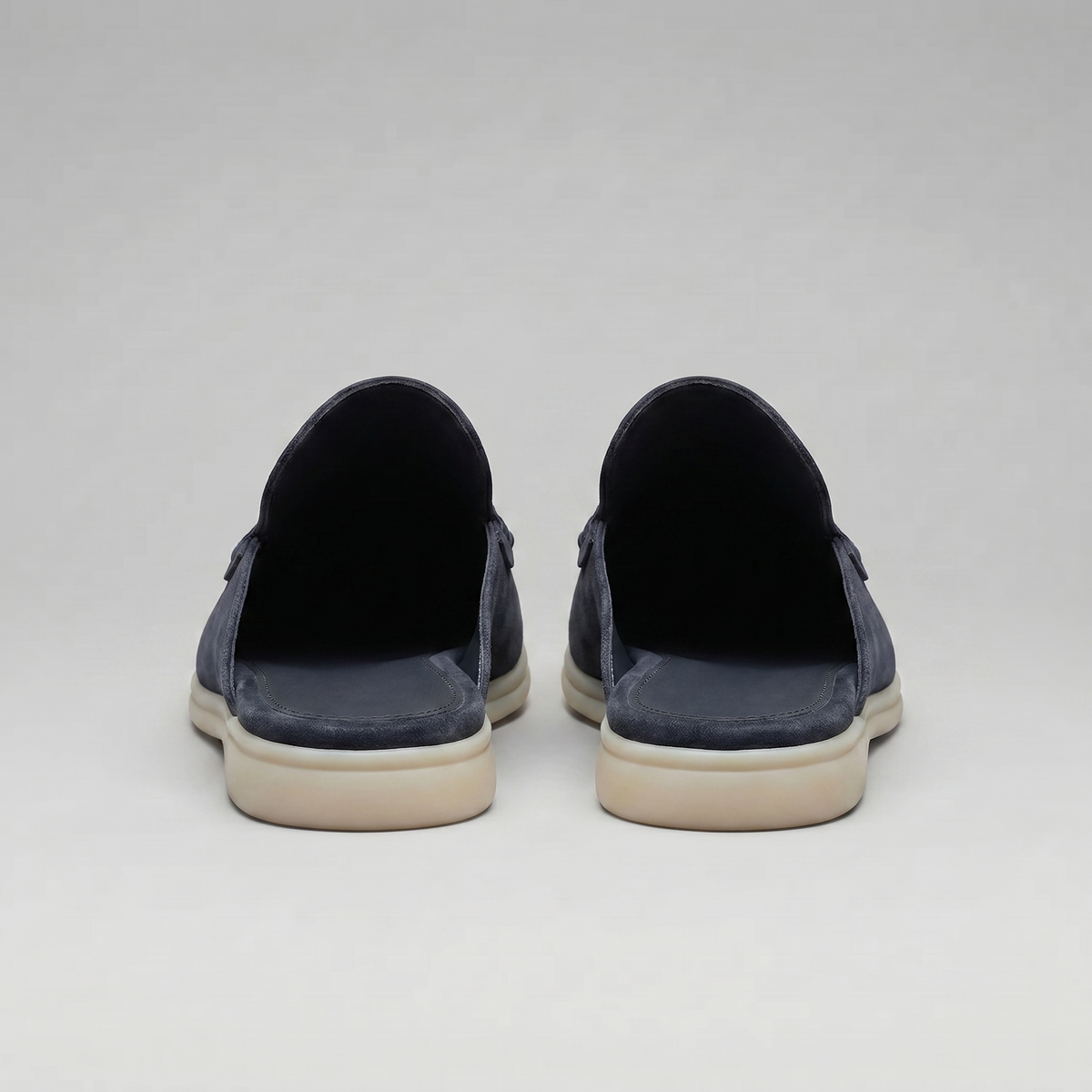 Men's Suede Backless Loafer Mules