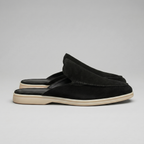 Men's Suede Backless Loafer Mules