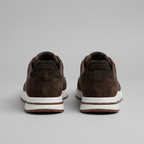 Men's Suede Panel Lace-Up Trainers