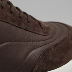 Men's Suede Panel Lace-Up Trainers