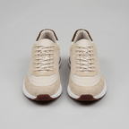 Men's Suede Panel Lace-Up Trainers